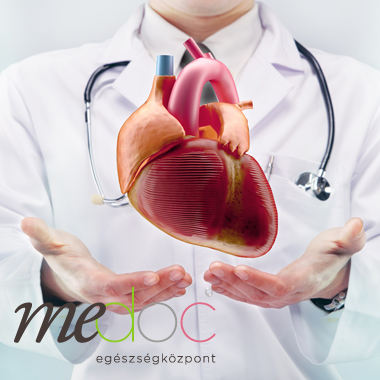 Kardiológiai szakorvosi vizsgálat szívultrahanggal: EKG + vérnyomásmérés + fizikális vizsgálat + szívultrahang.<br />
Medibon ár: 17.000 Ft.